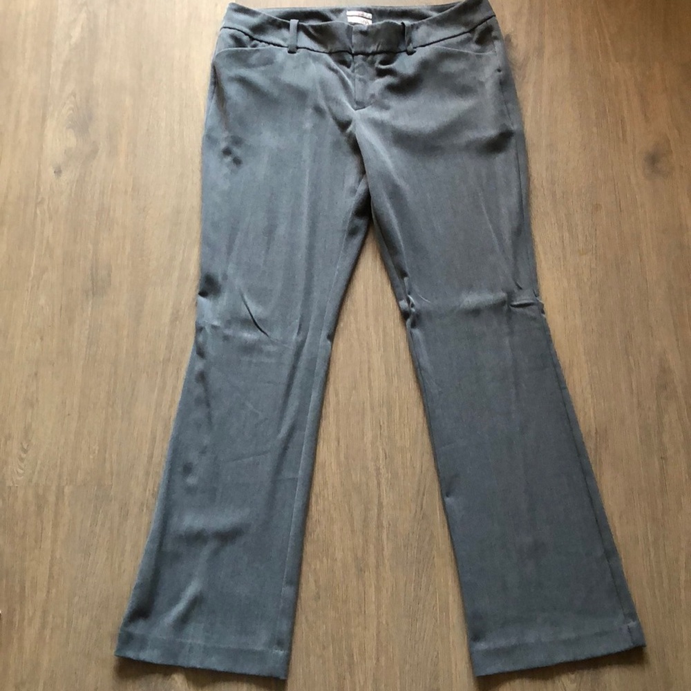 Gray dress pants